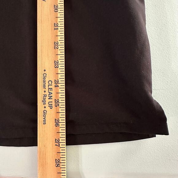 Figs Technical Collection V-Neck Top XL Black Two Pocket Scrub Uniform Shirt - Picture 7 of 7